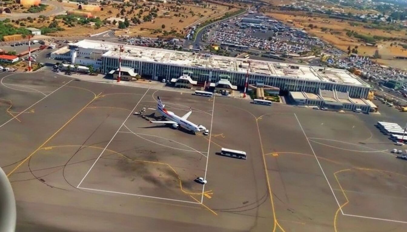 Zone d'attente du terminal de l'Aéroport Héraklion